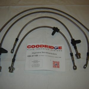 Stahlflex Bremsleitungs-Set Goodridge incl. ABE - Honda Prelude BA2 137PS