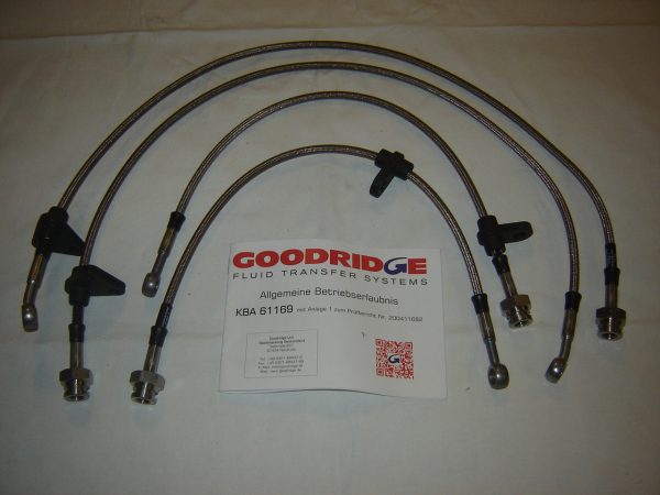 Stahlflex Bremsleitungs-Set Goodridge incl. ABE - Honda Prelude BA2 137PS