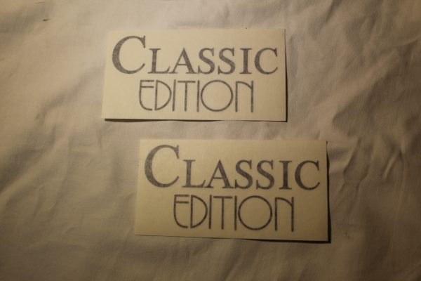 Aufklebersatz "Classic Edition" - schwarz - Honda Prelude BA4 88-91