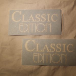 Aufklebersatz "Classic Edition" - weiß - Honda Prelude BA4 88-91