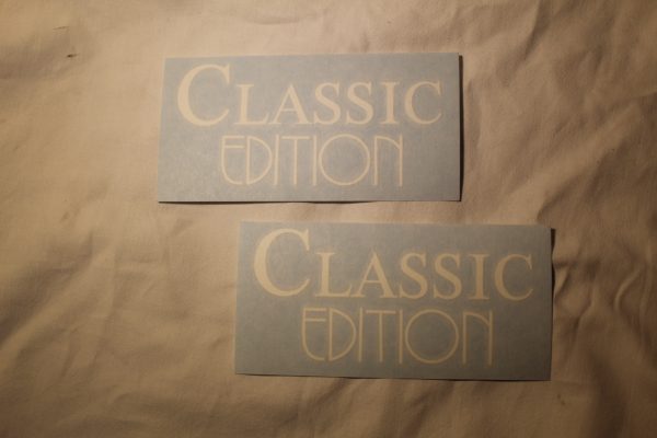 Aufklebersatz "Classic Edition" - weiß - Honda Prelude BA4 88-91