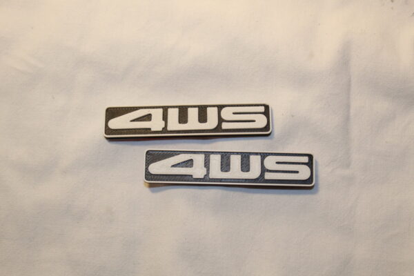 Emblem "4WS" - Honda Prelude BA4 88-91 - 75743-SF1-A00